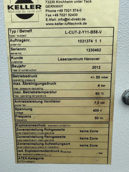 Odciąg pyłu, wyciąg dymu spawalniczego , filtr samoczyszczący