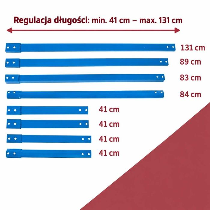 Podnośnik samochodowy 2T BITUXX – mobilny, uchylny, do garażu 2000 kg