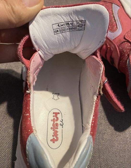 Buty skórzane twisty rozm 31