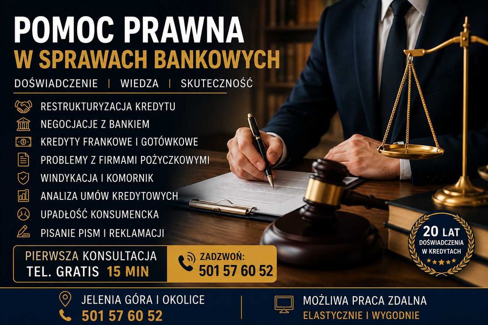 Pomoc prawna w sprawach bankowych