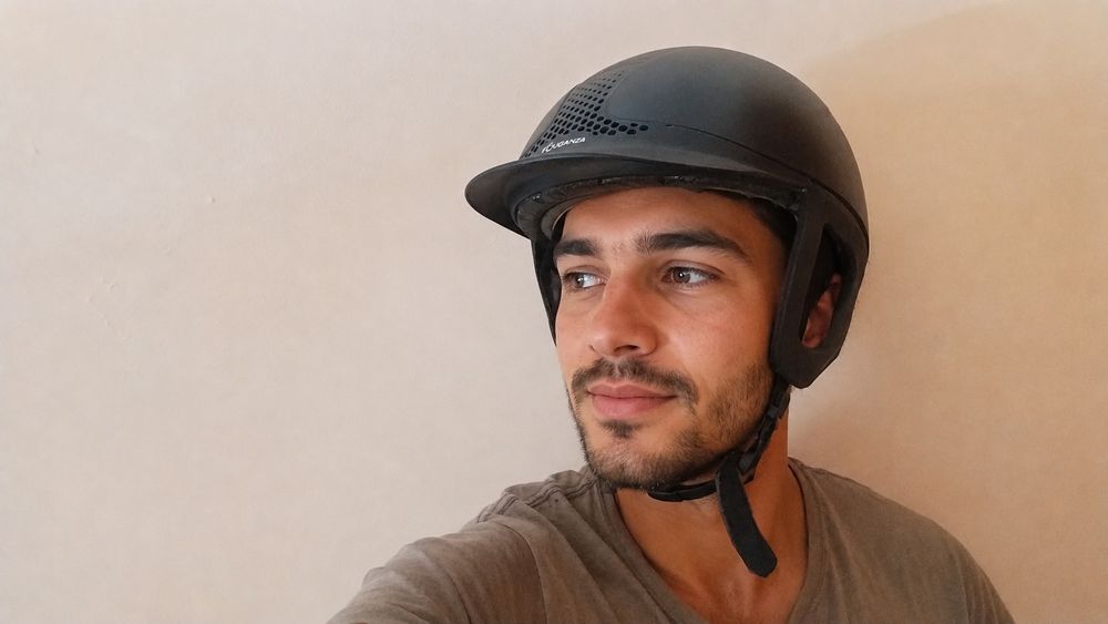 Capacete Toque de Equitação Fouganza Safety Noir 57-59 cm