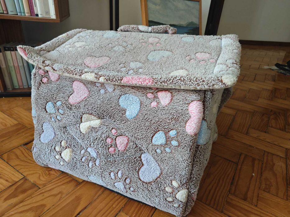 Casota de cão/gato macia para interior