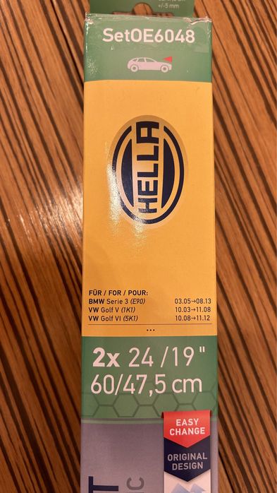 Escovas Limpa Pára Brisas marca Hella - Novas