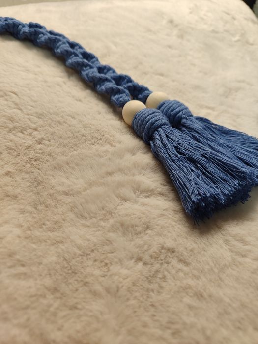 Prende cortinados macramé 40cm