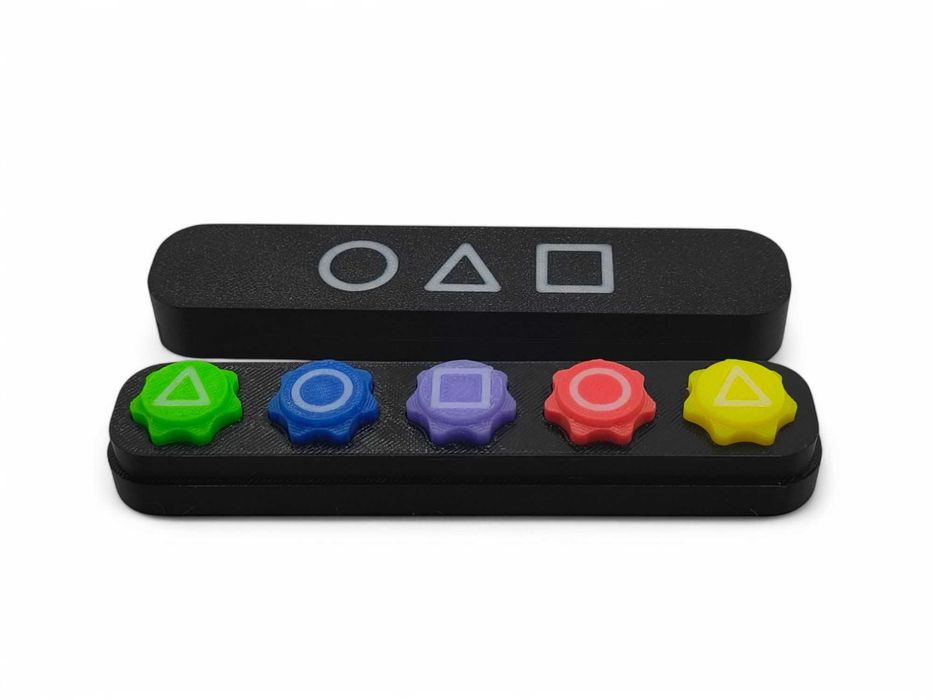 KOŚCI GONGGI koreańska gra gongi z PUDEŁKIEM Inspirowane SQUID GAME