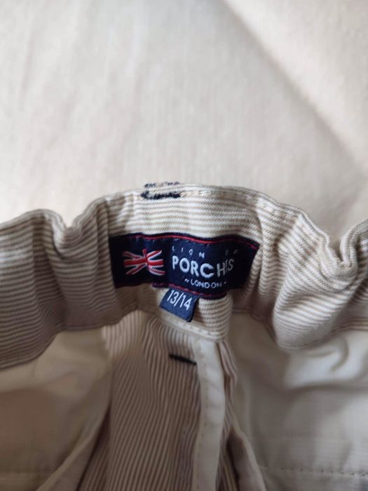 Calcão classico beje e polo marinho