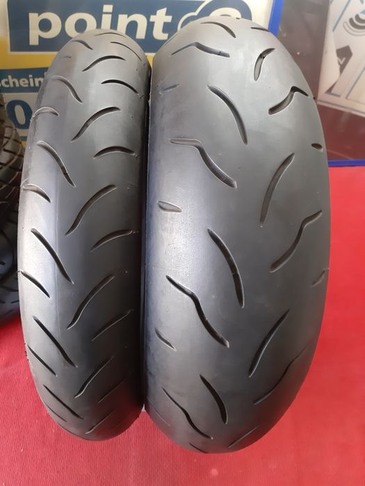 Мото шина 120/70ZR17 +180/55ZR17 Bridgestone Battlax BT 016 з Німеччини