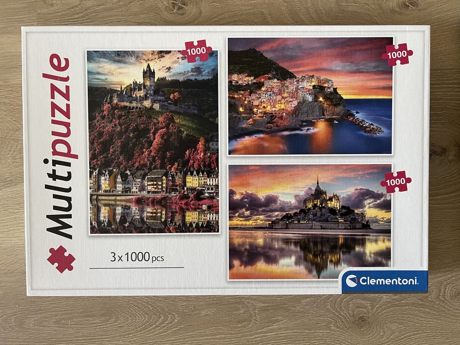 Conjunto Puzzles com 1000 e 1500 peças