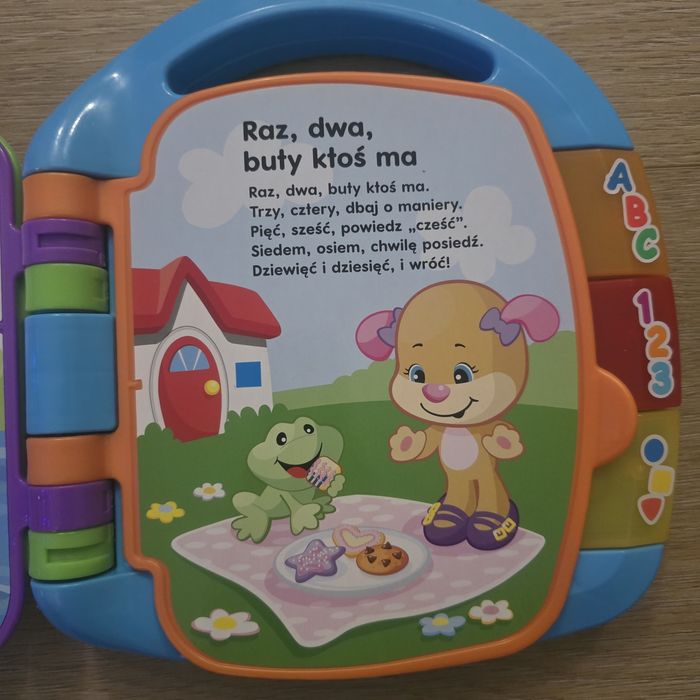 Książka z wierszykami Fisher Price