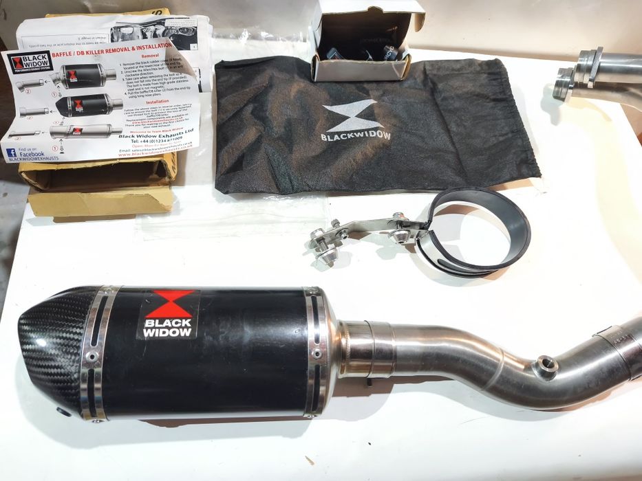 Escape black widow MT 07 / XSR / TRACER ( OFERTA DO ENVIO )