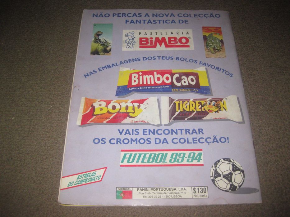 Caderneta do Campeonato Nacional de Futebol 1993/1994