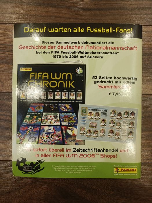 Panini World Cup 2006 в идеале полный альбом