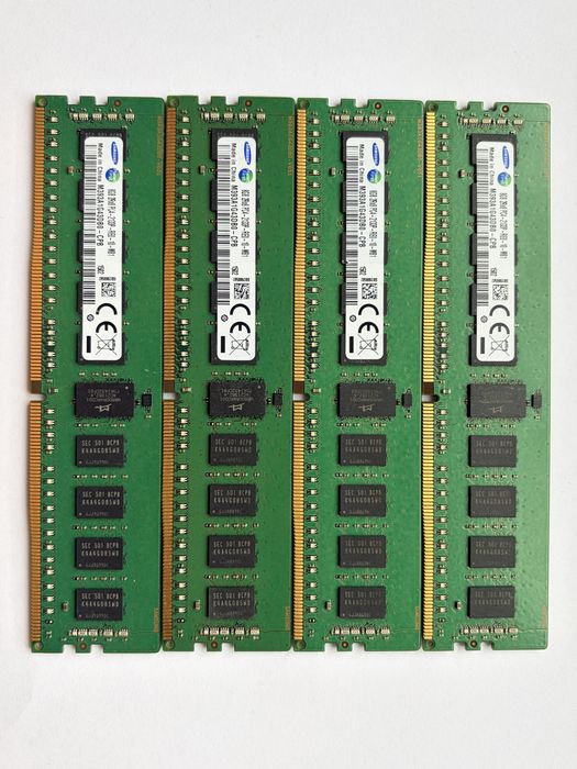 32GB SAMSUNG (4x8GB) 2Rx8 PC4-2133P ECC REG M393A1G43DB0-CPB