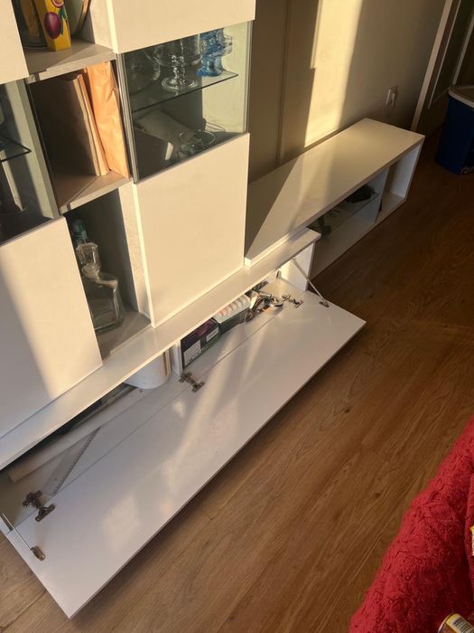 Movel Tv com Iluminacao em Led Azul