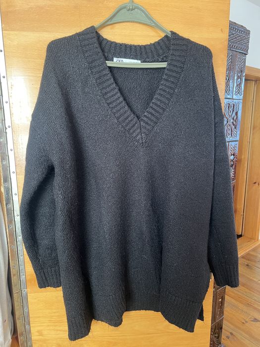 Чорний теплиц светер