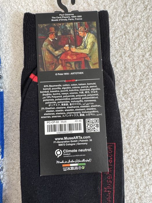 Pomysl na prezent Musearta skarpetki z dzielem sztuki 40/46