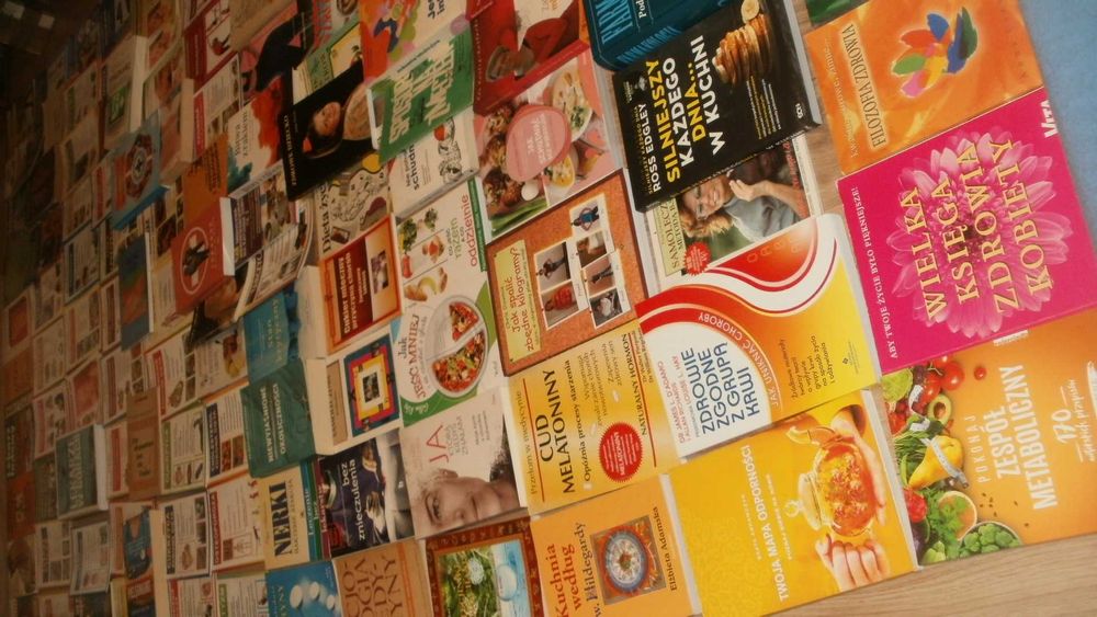 O zdrowiu, medycynie, metabolizmie, dietach itp. - duży zestaw książek