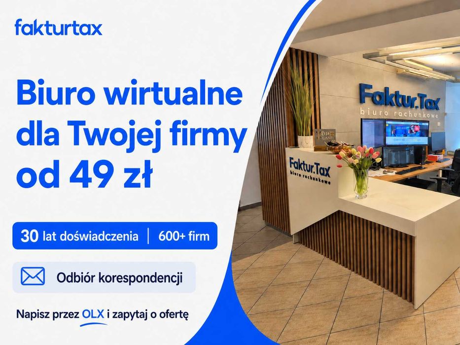 WIRTUALNE BIURO POZNAŃ - Adres dla Twojej JDG od 49 zł (Centrum)