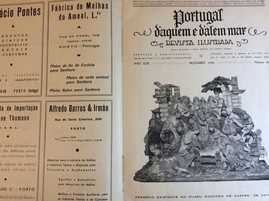 Portugal d’Aquem e d’Alem Mar – Revista Ilustrada  – Dezembro 1958