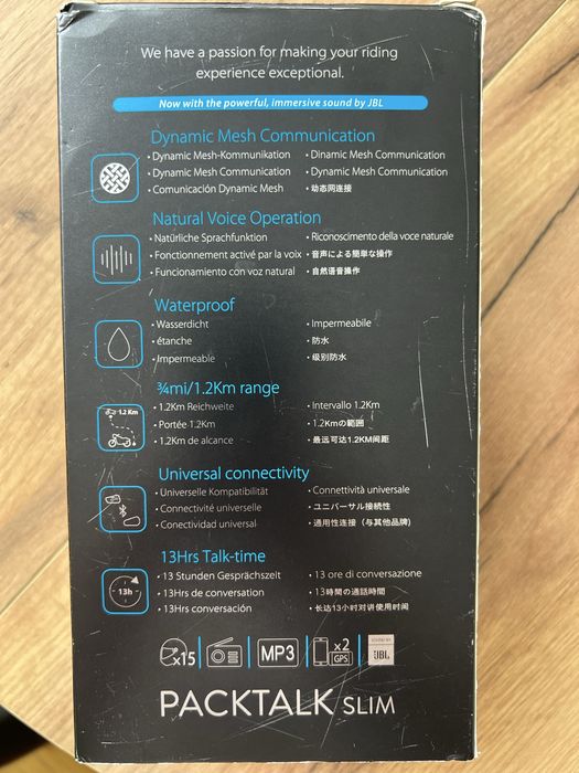 Intercom CARDO Packtalk Slim SUPER STAN