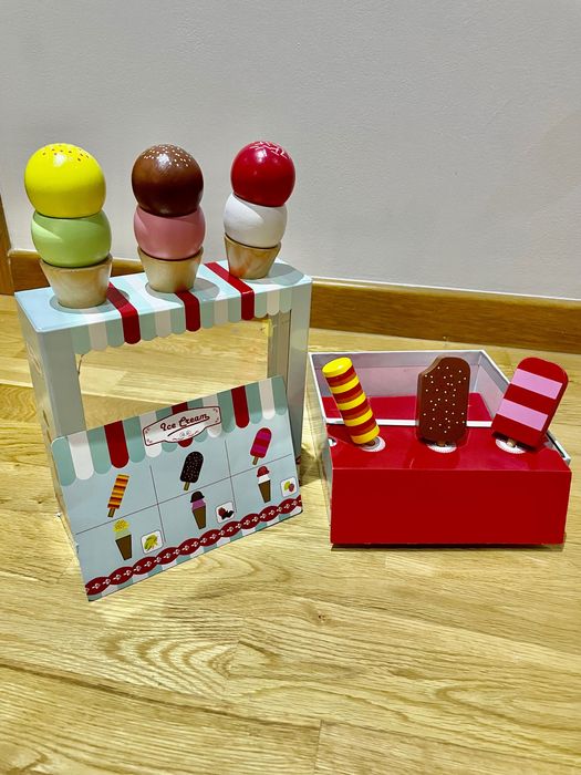 Gelataria de brincar em madeira