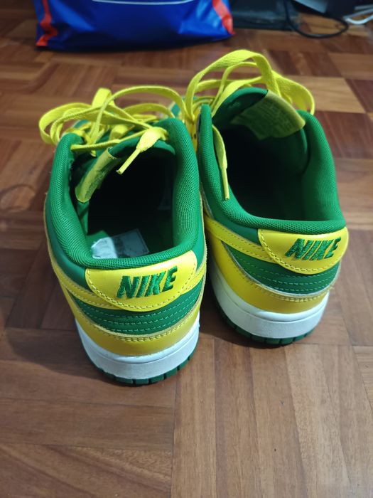 Nike Dunk Low verde/amarelo