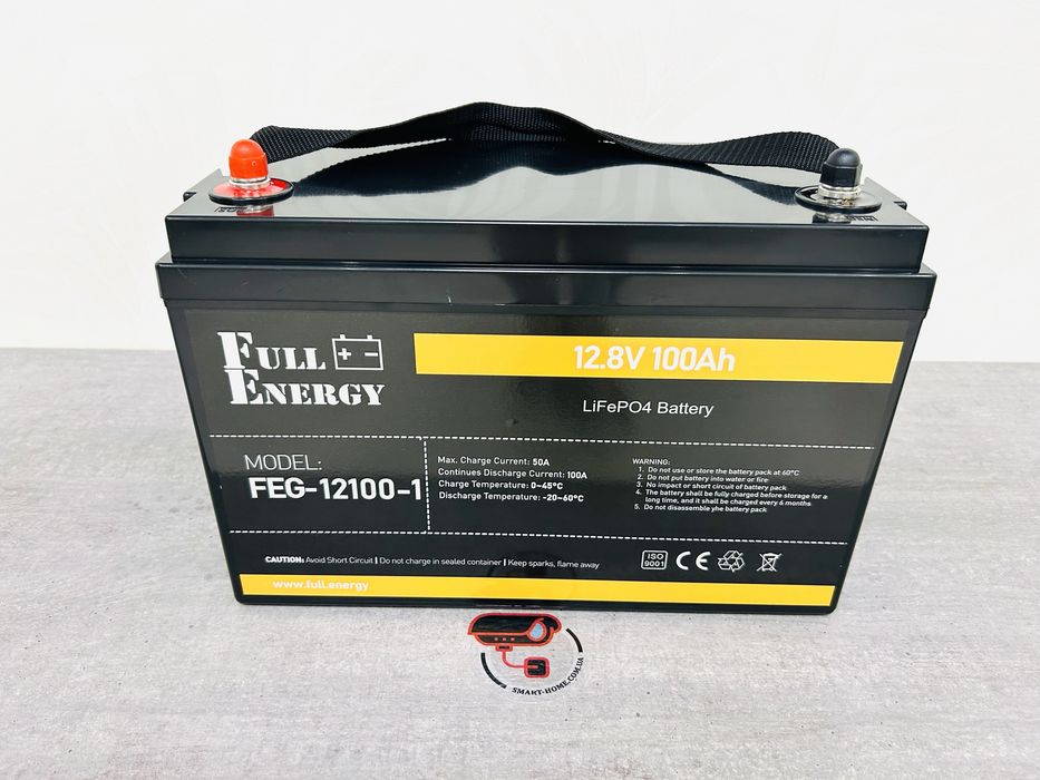 12.8В 100Аh‼️LiFePo4 литиевый аккумулятор для инвертора бесперебойника