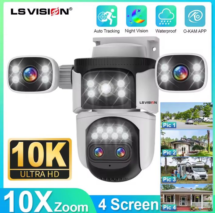 Камера 10к з 10кратним зумом і 3 екранами