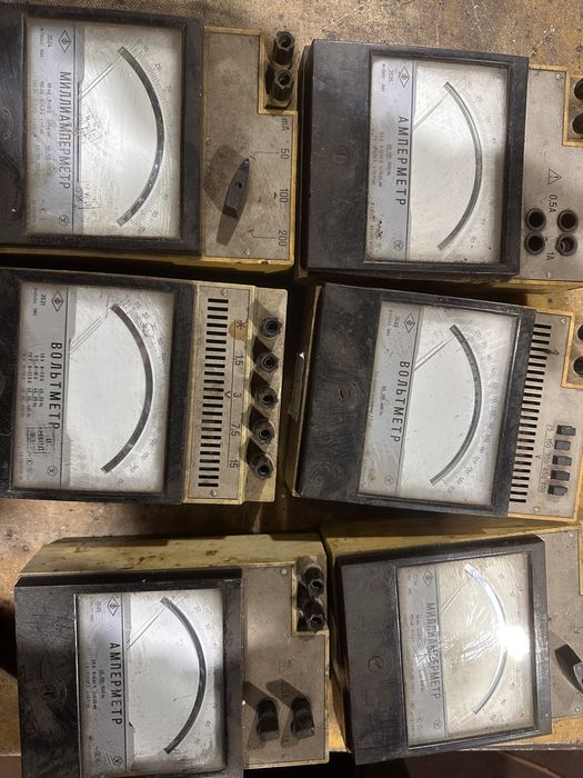 Приборы вольтмет амперметр