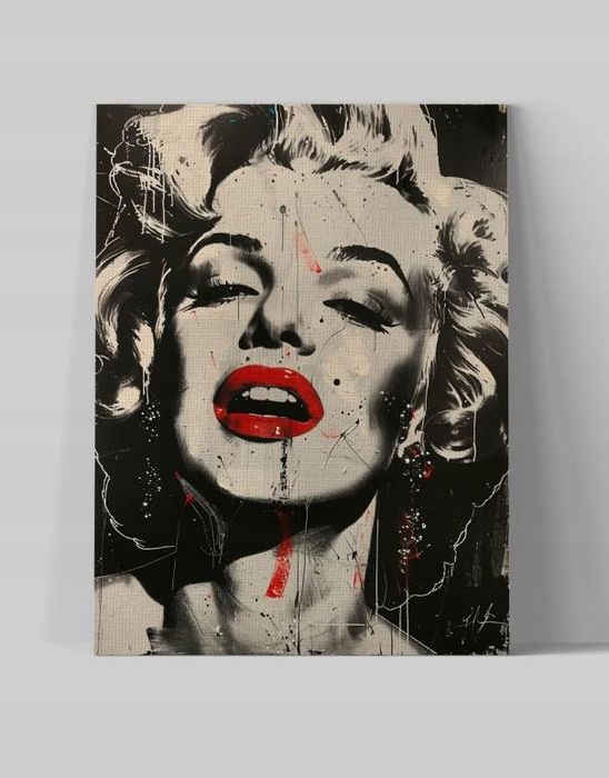 Obraz na płótnie Marilyn Monroe 90x120 cm – Pop Art w Twoim Wnętrzu