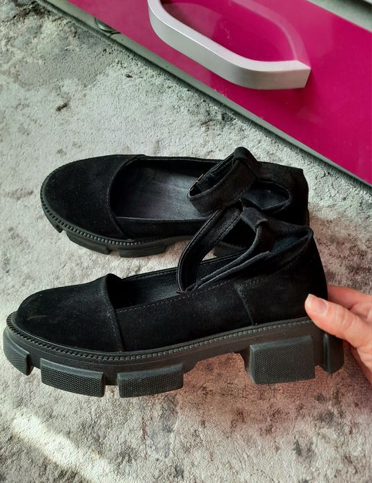 Туфлі НАТУР.ЗАМША в ідеальному стані