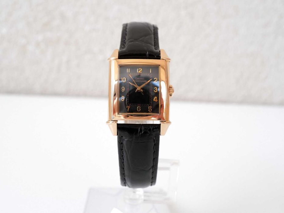 Girard Perregaux 1945 Vintage Ladies Quartz 18K Rose Gold