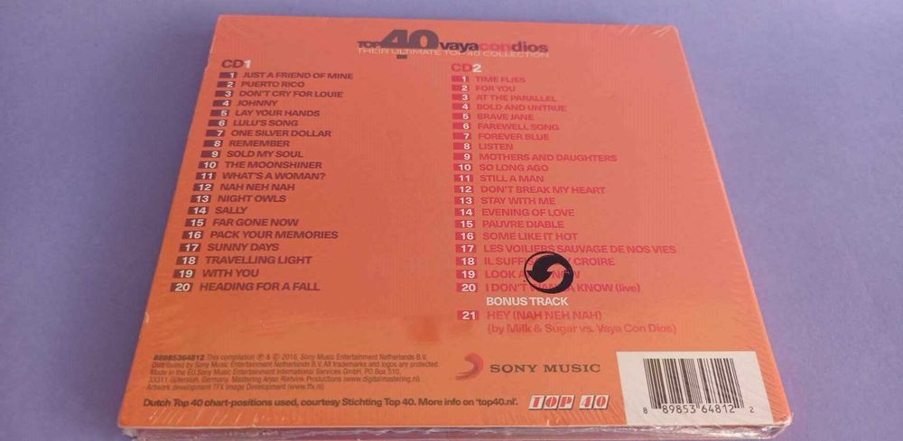 Vaya Con Dios – Top 40 Vaya Con Dios , CD X 2 , nowa folia