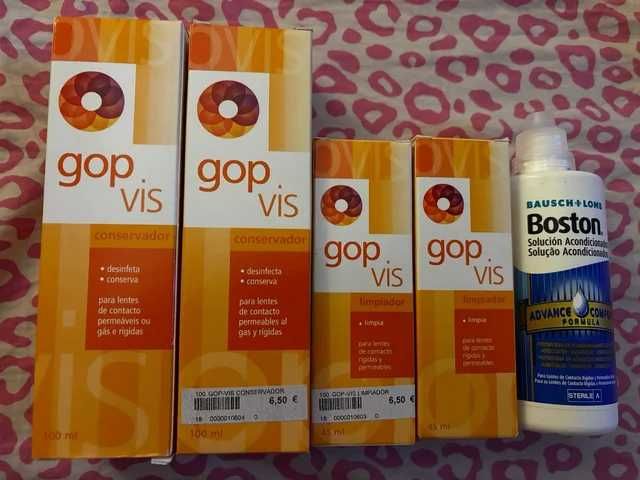 5 Conservador e Limpador Lentes Contacto