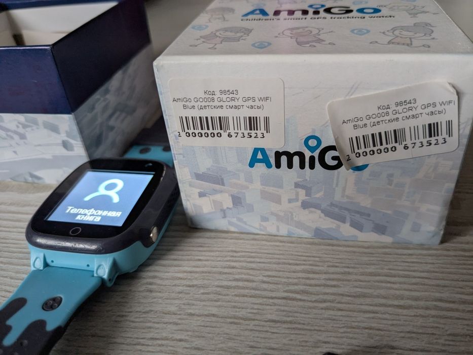 Детские часы AmiGo GO008 GPS Wi-Fi