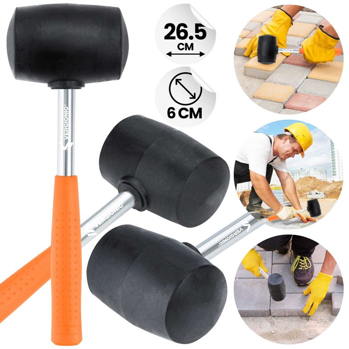 Młotek gumowy bezodrzutowy