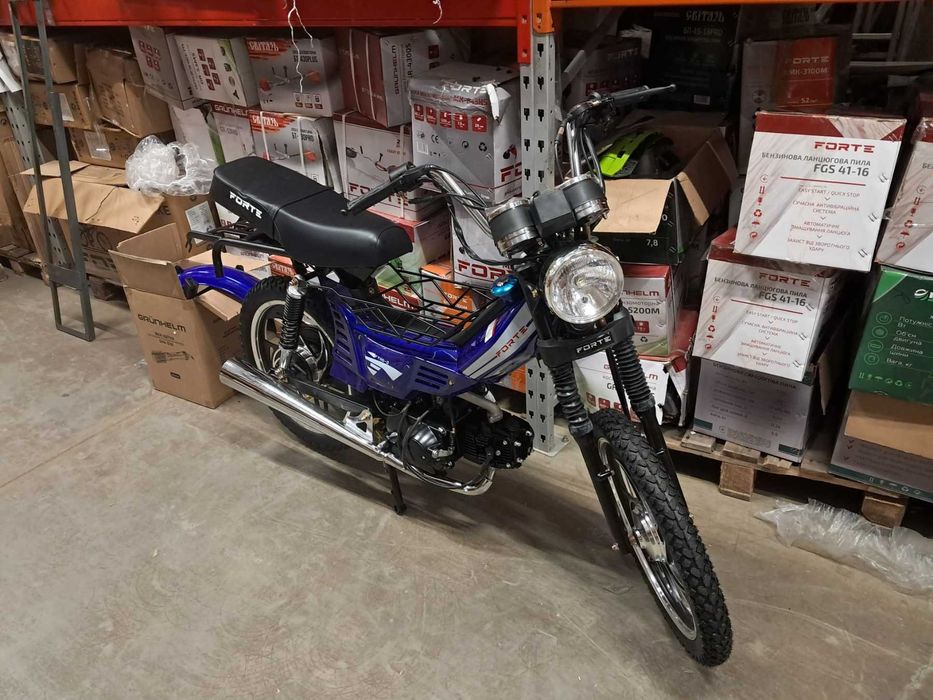 Мотоцикл FORTE ALFA FT110D синій