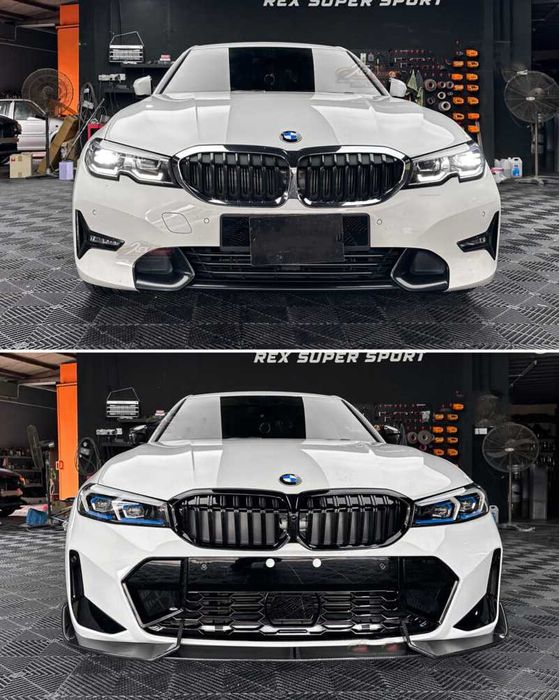 Комлект рестайлінгу bmw g20 m340 обвес бмв г20 фари бампер труби