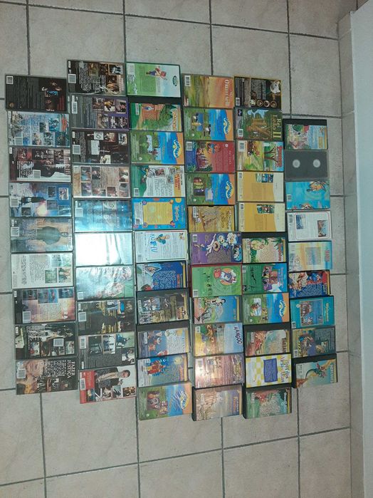 Cassetes VHS como novas
