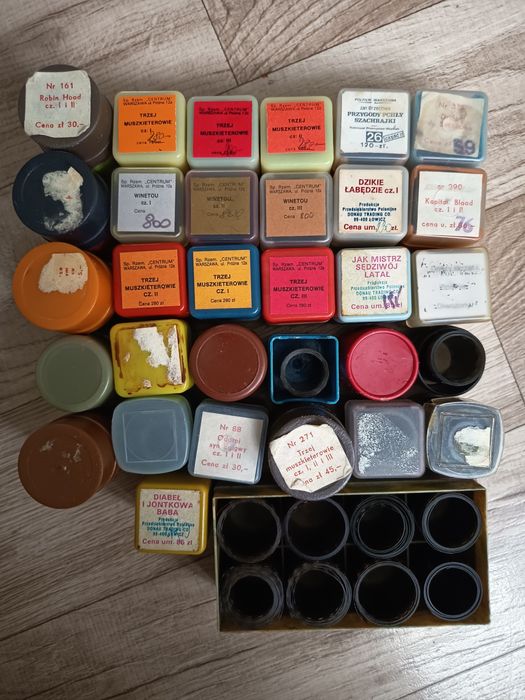 Mega zestaw Bajek Bajka Bajki na Rzutnik projektor Ania dla dzieci prl