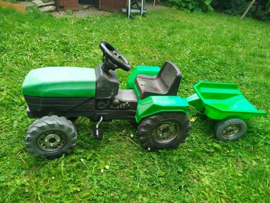 traktor zabawka zielony dla chłopca lub dziewczynki