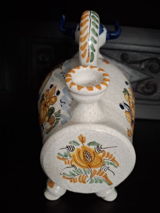 Recipiente em barro vidrado