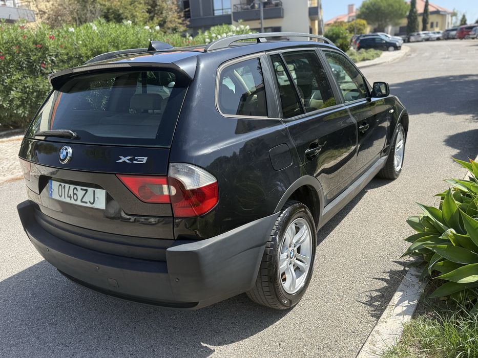 BMW X3  Nacional 2.0 Diesel ano 2005 Preto com estofos Camel Muito Estimado — photo 4