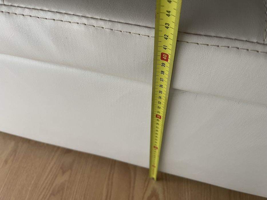 Bau de arrumacao em napa - branco