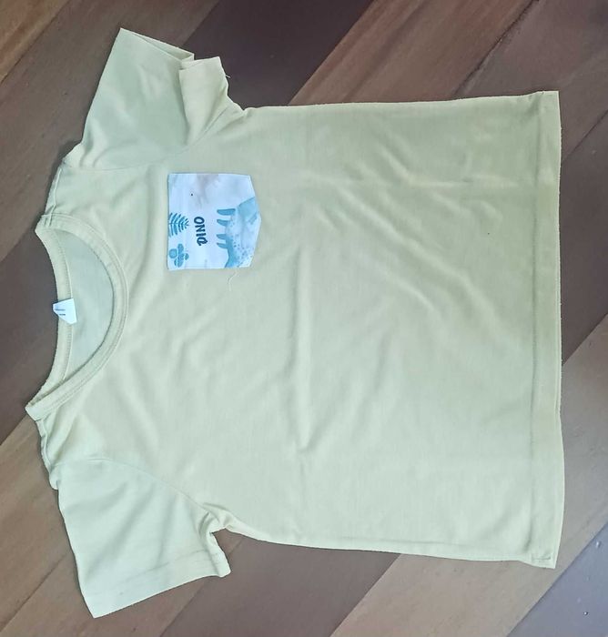 Conjunto de 5 t-shirts para criança - 6 anos