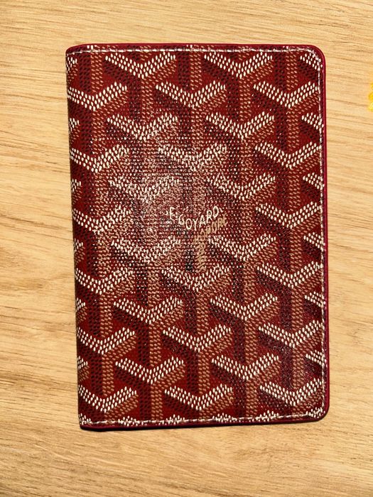 Carteira Goyard vermelha