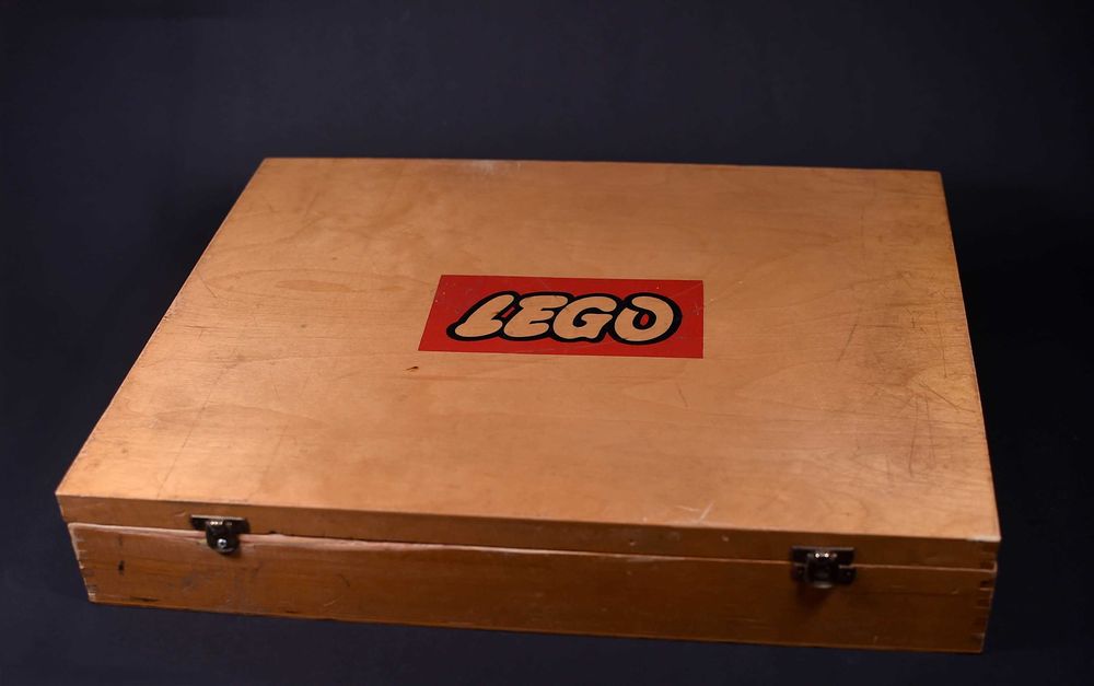 Pudełko Drewniane LEGO 1962 rok