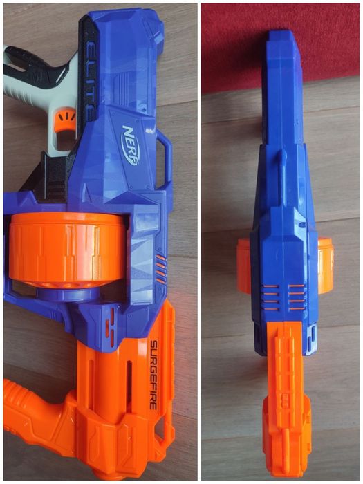 Бластер Nerf Elite Surgefire бойовий, велика ємність