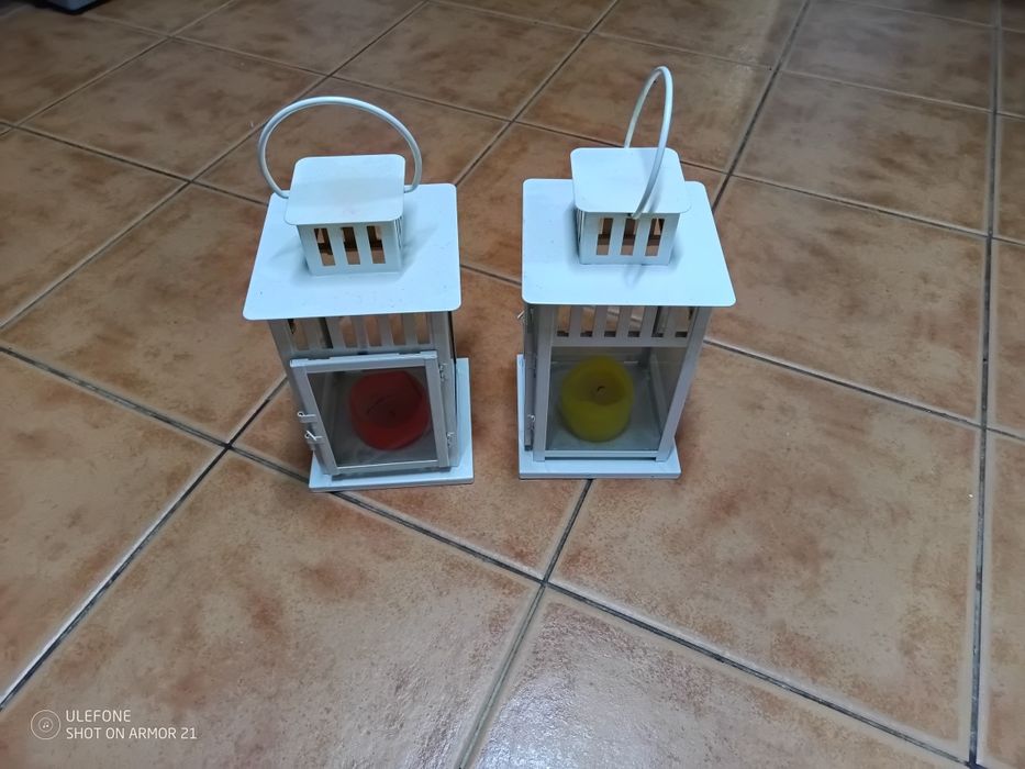 Lanternas de vela grossa