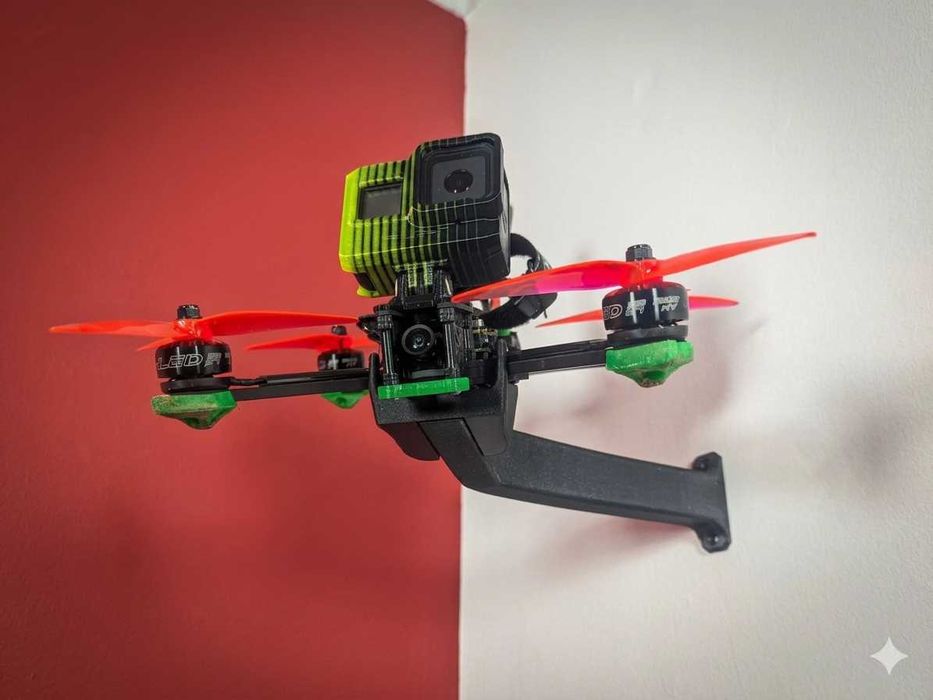 Настінне кріплення для FPV дрона | Drone Wall Mount | PETG